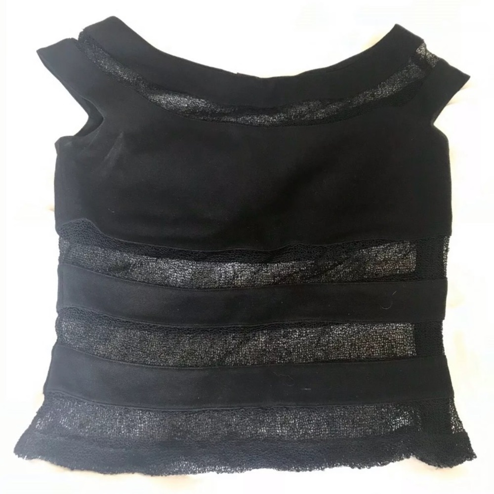 Jean Paul Gaultier Femme top, semi sheer stripes